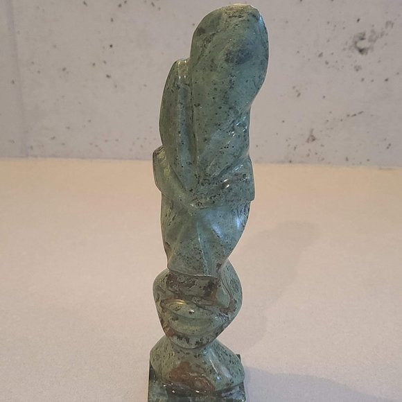 Green Stone Statue - Picture 1 of 6